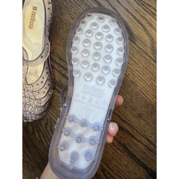 MELISSA Possession Crystals Women's Jelly Sandals Sz 7 NWT $500 - Picture 12 of 16